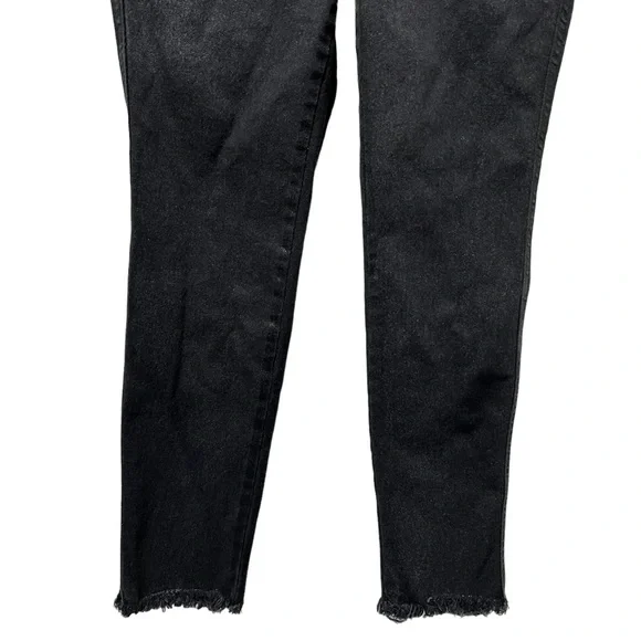 WE The Free Womens Black High Rise Coated Shimmer Denim Skinny Jeans 32 - Picture 10 of 13